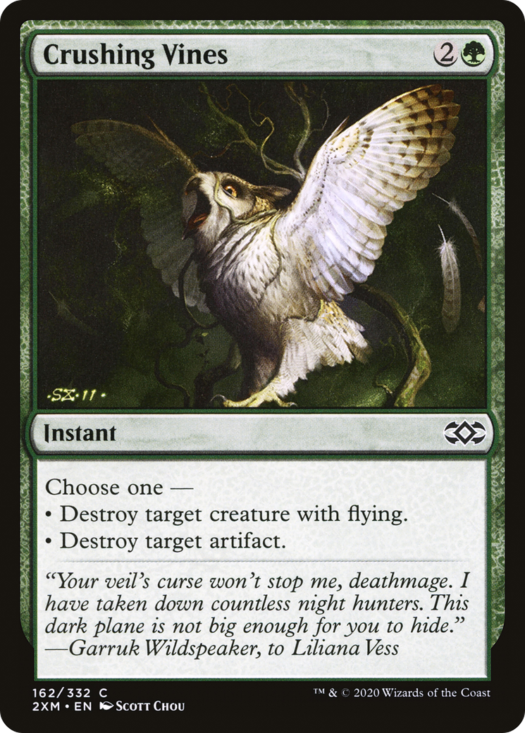 Crushing Vines (2XM-162) - Double Masters - Premium MTG Single from Wizards of the Coast - Just $0.25! Shop now at Game Crave Tournament Store