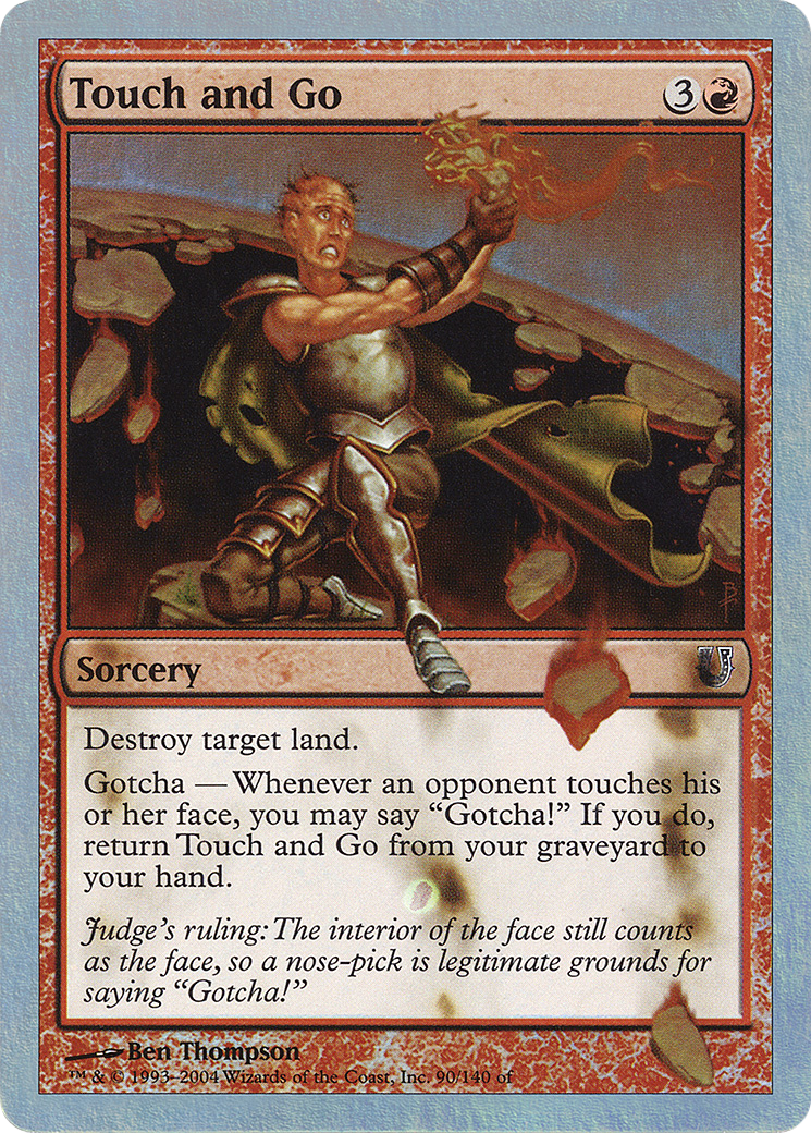 Touch and Go (UNH-90★) - Unhinged Foil - Premium MTG Single from Wizards of the Coast - Just $1.23! Shop now at Game Crave Tournament Store