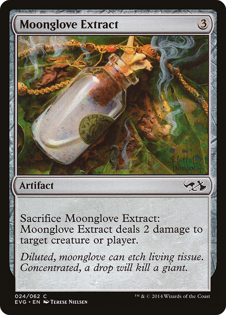 Moonglove Extract (EVG-024) - Duel Decks Anthology: Elves vs. Goblins - Premium MTG Single from Wizards of the Coast - Just $0.08! Shop now at Game Crave Tournament Store