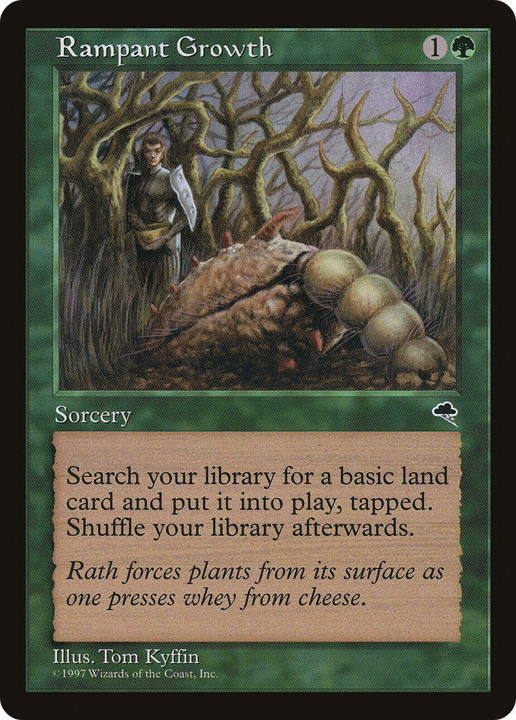 Rampant Growth (TMP-245) - Tempest - Premium MTG Single from Wizards of the Coast - Just $0.09! Shop now at Game Crave Tournament Store