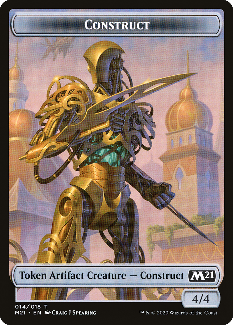 Construct (TM21-014) - Core Set 2021 Tokens Foil - Premium MTG Single from Wizards of the Coast - Just $0! Shop now at Game Crave Tournament Store