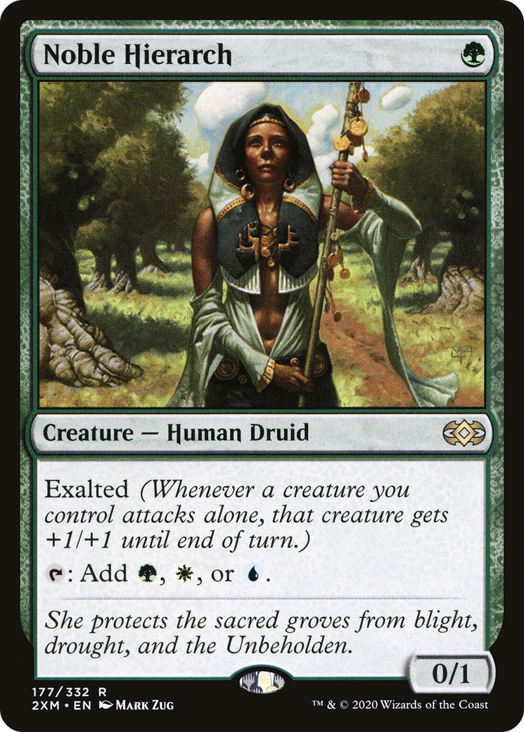Noble Hierarch (2XM-177) - Double Masters - Premium MTG Single from Wizards of the Coast - Just $7.35! Shop now at Game Crave Tournament Store