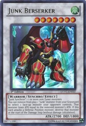 Junk Berserker (EXVC-EN037) - Extreme Victory 1st Edition - Premium Yugioh Single from Konami - Just $3.26! Shop now at Game Crave Tournament Store
