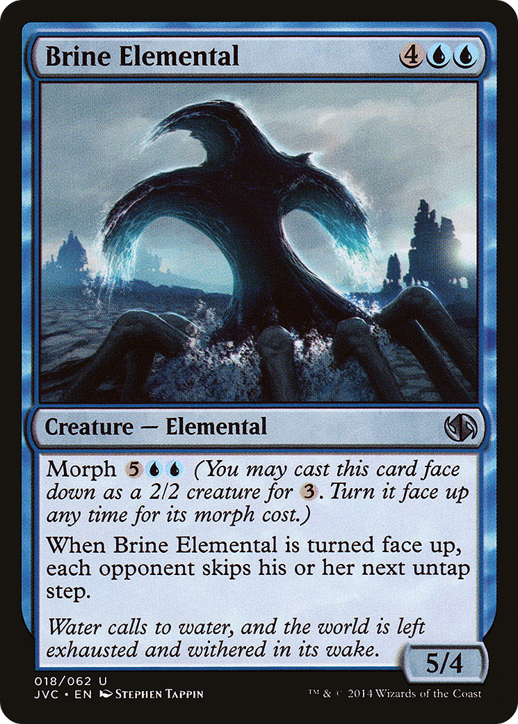 Brine Elemental (JVC-018) - Duel Decks Anthology: Jace vs. Chandra - Premium MTG Single from Wizards of the Coast - Just $0.25! Shop now at Game Crave Tournament Store