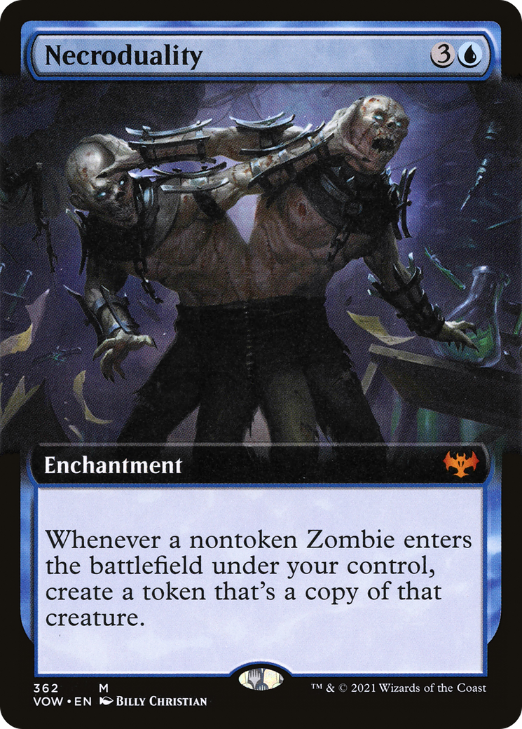 Necroduality (VOW-362) - Innistrad: Crimson Vow: (Extended Art) - Premium MTG Single from Wizards of the Coast - Just $3.40! Shop now at Game Crave Tournament Store