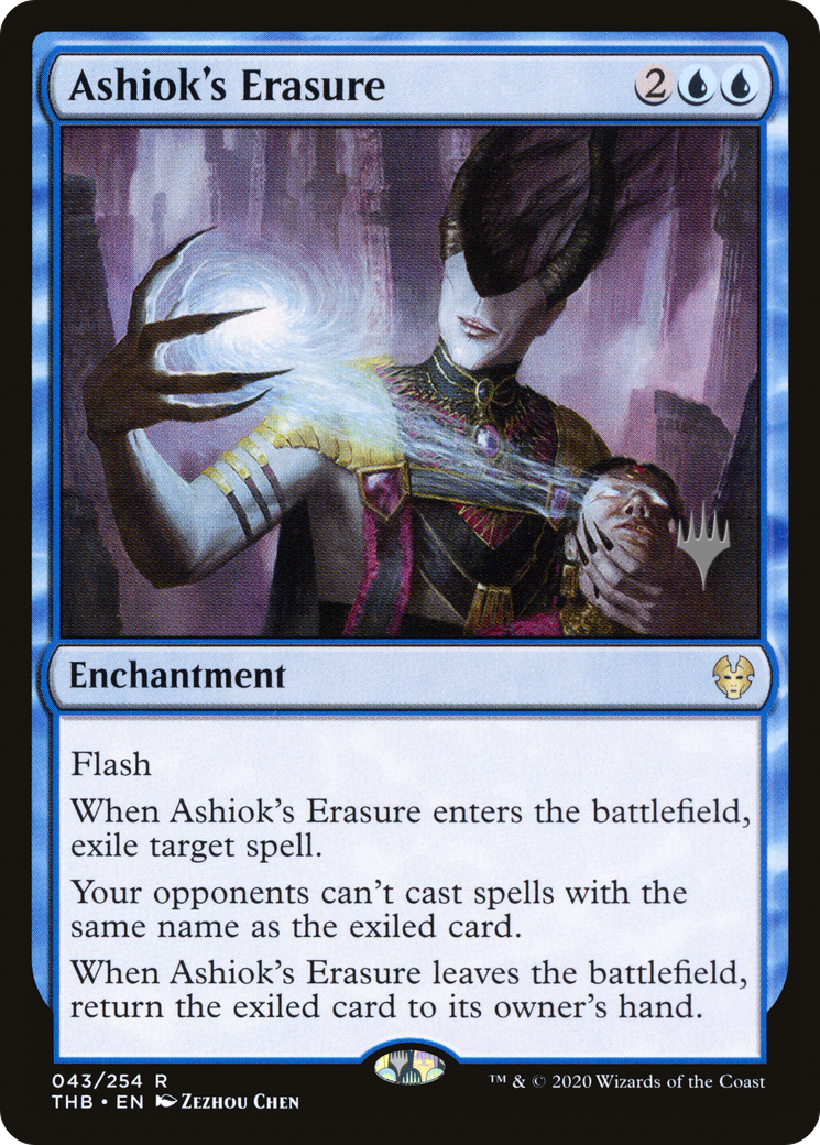 Ashiok's Erasure (PTHB-43P) - Theros Beyond Death Promos - Premium MTG Single from Wizards of the Coast - Just $0.08! Shop now at Game Crave Tournament Store