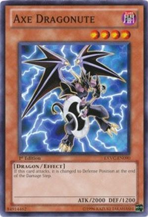 Axe Dragonute (EXVC-EN090) - Extreme Victory Unlimited - Premium Yugioh Single from Konami - Just $0.25! Shop now at Game Crave Tournament Store
