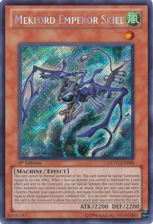 Meklord Emperor Skiel (EXVC-EN094) - Extreme Victory Unlimited - Premium Yugioh Single from Konami - Just $1.46! Shop now at Game Crave Tournament Store