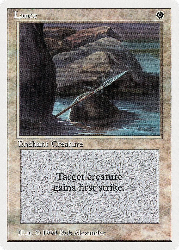 Lance (SUM-027) - Summer Magic / Edgar - Premium MTG Single from Wizards of the Coast - Just $0! Shop now at Game Crave Tournament Store