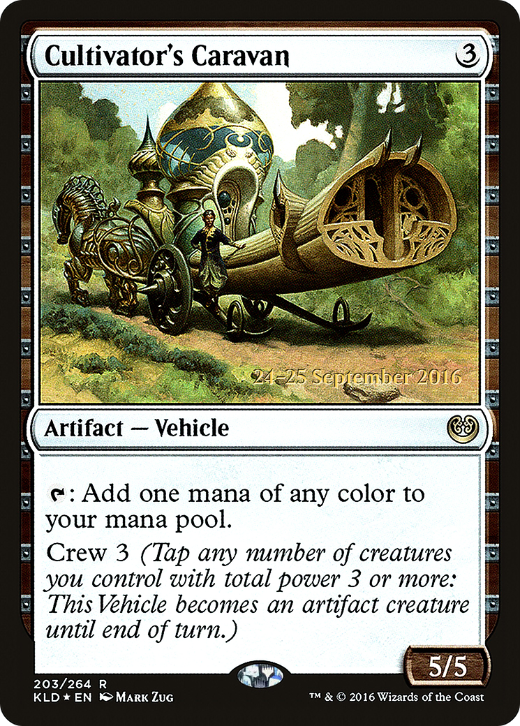 Cultivator's Caravan (PKLD-203S) - Kaladesh Promos Foil - Premium MTG Single from Wizards of the Coast - Just $0.39! Shop now at Game Crave Tournament Store