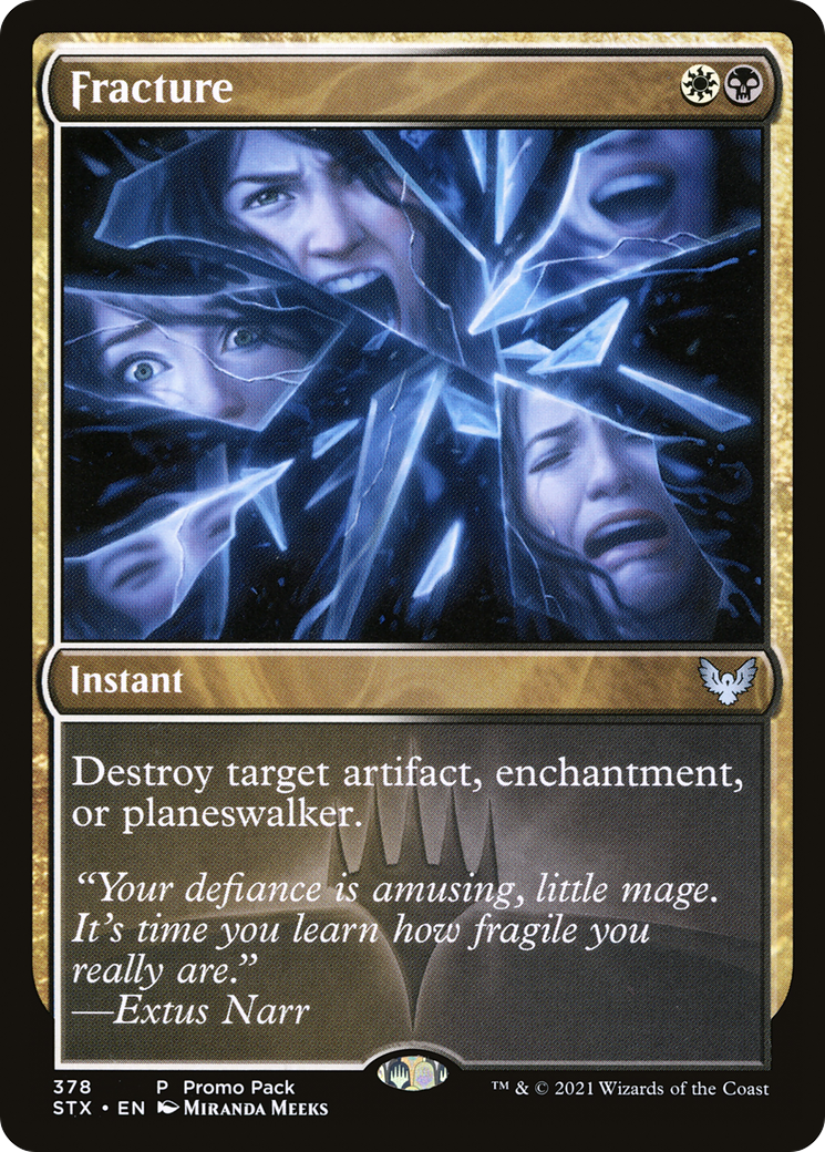 Fracture (STX-378) - Strixhaven: School of Mages Foil - Premium MTG Single from Wizards of the Coast - Just $0.95! Shop now at Game Crave Tournament Store