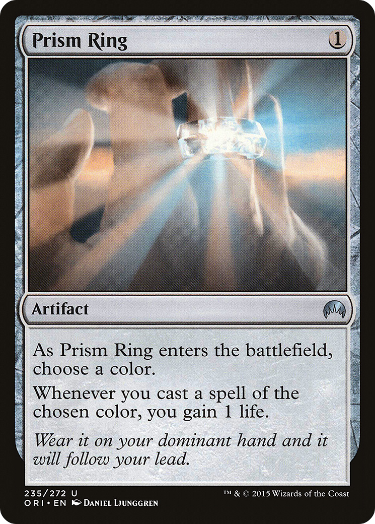 Prism Ring (ORI-235) - Magic Origins Foil - Premium MTG Single from Wizards of the Coast - Just $0.53! Shop now at Game Crave Tournament Store