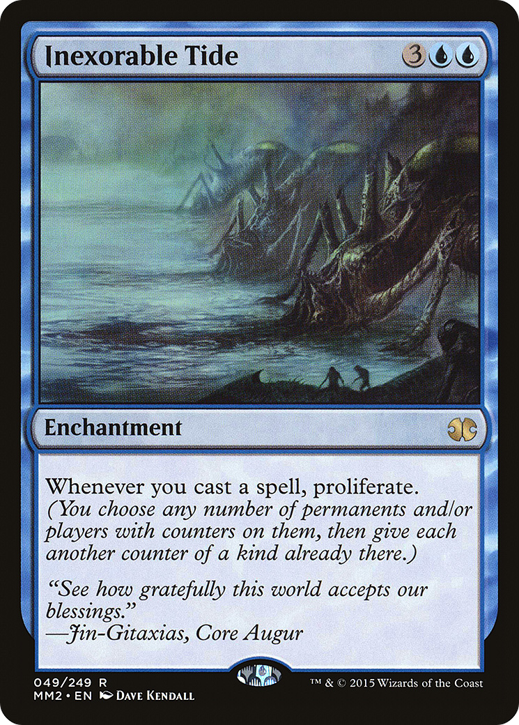 Inexorable Tide (MM2-049) - Modern Masters 2015 - Premium MTG Single from Wizards of the Coast - Just $0.92! Shop now at Game Crave Tournament Store
