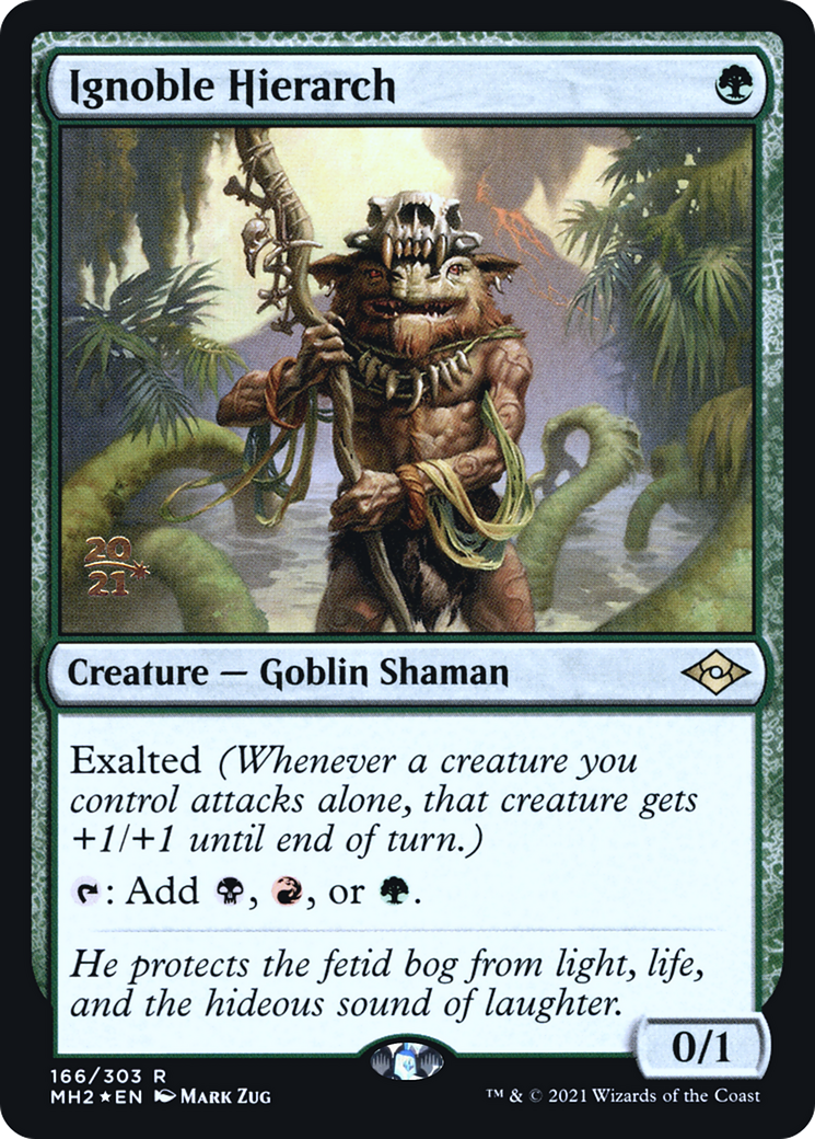 Ignoble Hierarch (PMH2-166S) - Modern Horizons 2 Promos Foil - Premium MTG Single from Wizards of the Coast - Just $3.03! Shop now at Game Crave Tournament Store