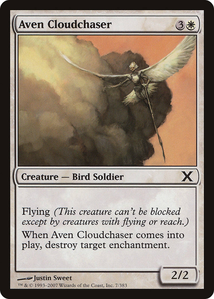 Aven Cloudchaser (10E-007) - Tenth Edition - Premium MTG Single from Wizards of the Coast - Just $0.08! Shop now at Game Crave Tournament Store