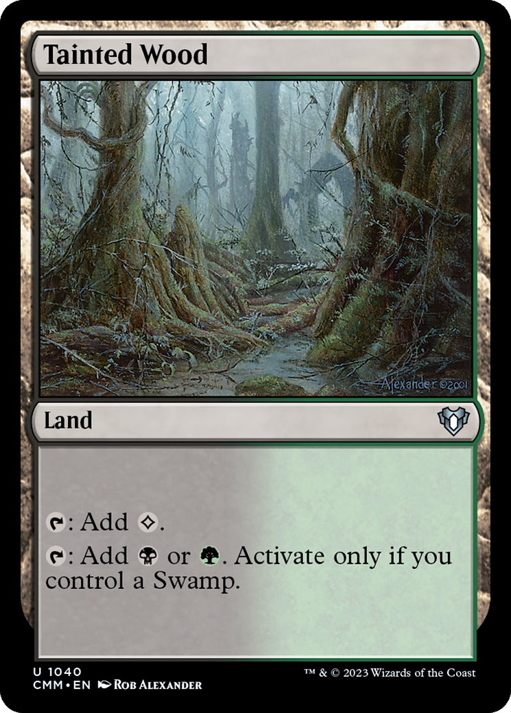 Tainted Wood (CMM-1040) - Commander Masters - Premium MTG Single from Wizards of the Coast - Just $0.09! Shop now at Game Crave Tournament Store