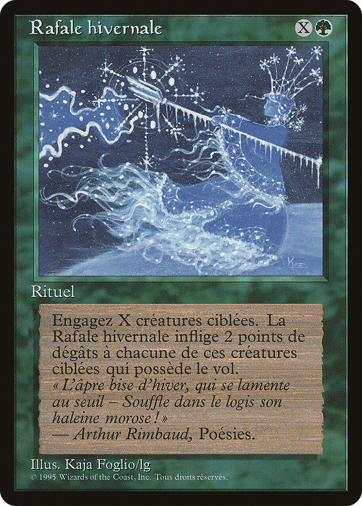 Winter Blast (REN-169) - Renaissance - Premium MTG Single from Wizards of the Coast - Just $18.61! Shop now at Game Crave Tournament Store