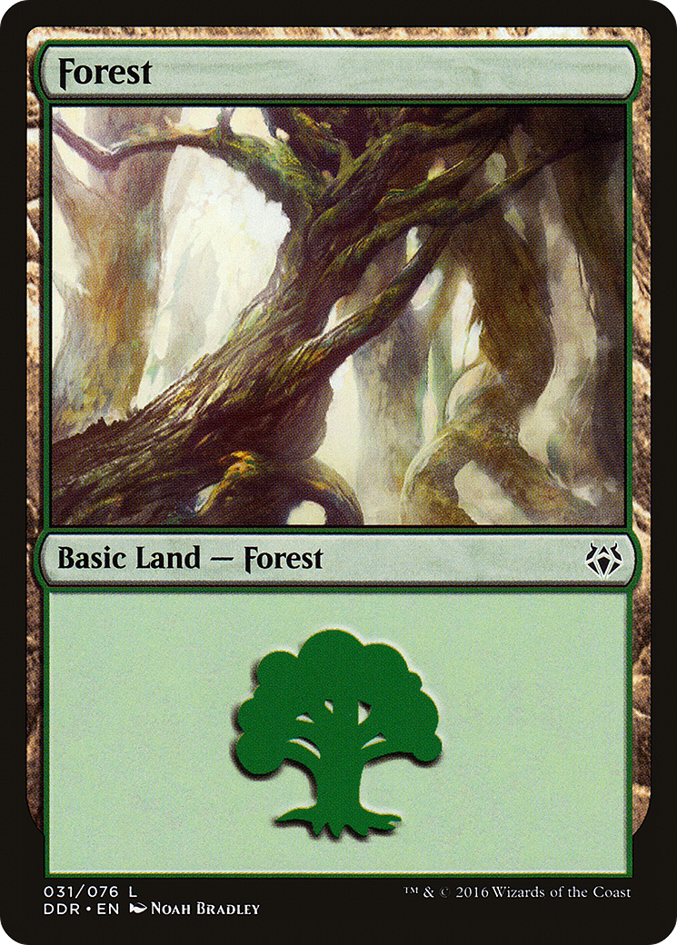 Forest (DDR-031) - Duel Decks: Nissa vs. Ob Nixilis - Premium MTG Single from Wizards of the Coast - Just $0.24! Shop now at Game Crave Tournament Store