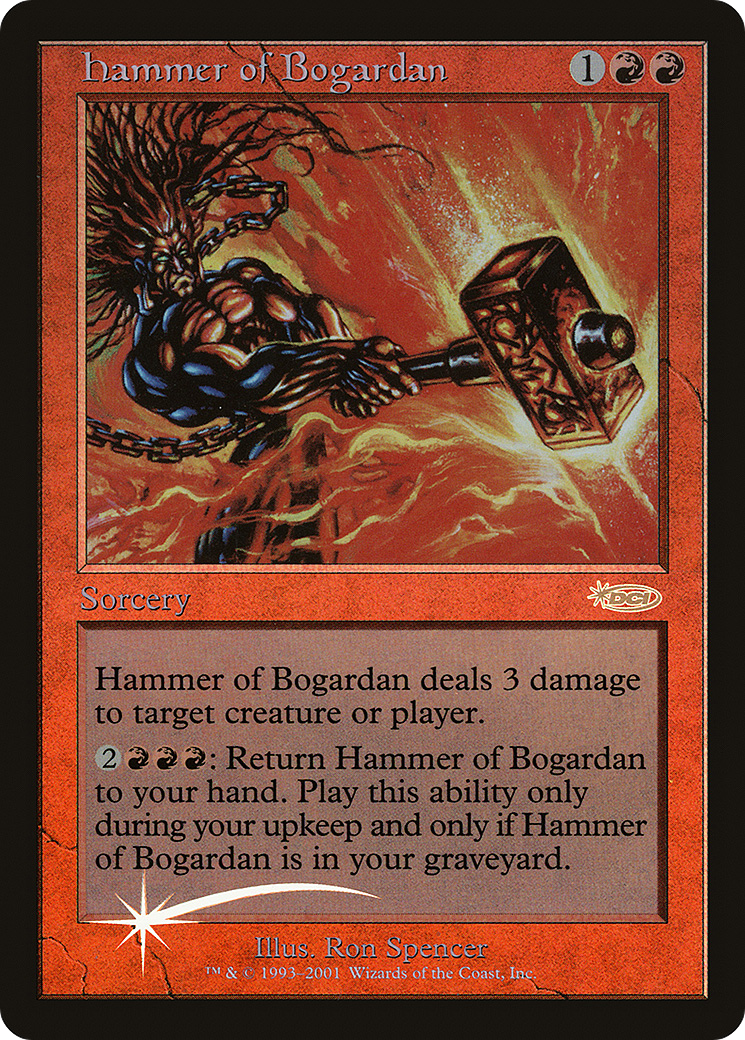Hammer of Bogardan (G02-001) - Judge Gift Cards 2002 Foil - Premium MTG Single from Wizards of the Coast - Just $3.38! Shop now at Game Crave Tournament Store