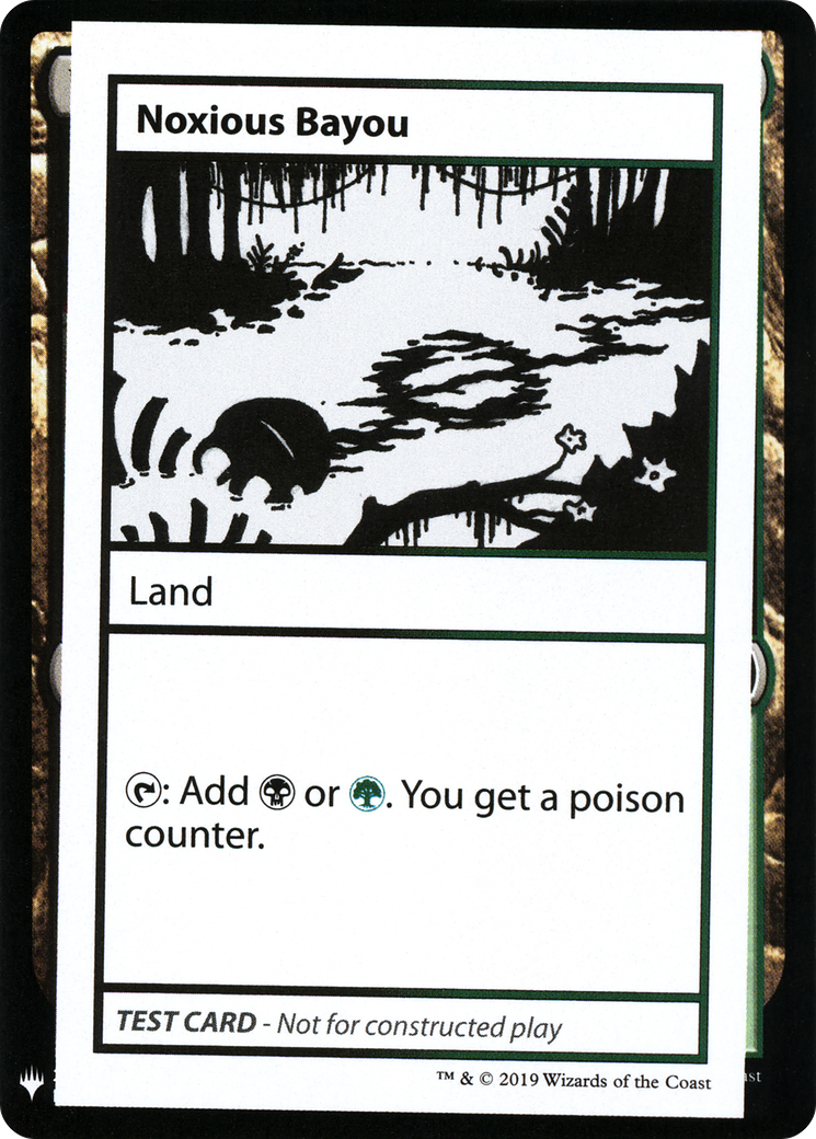 Noxious Bayou (CMB1-118) - Mystery Booster Playtest Cards 2019 - Premium MTG Single from Wizards of the Coast - Just $0.53! Shop now at Game Crave Tournament Store