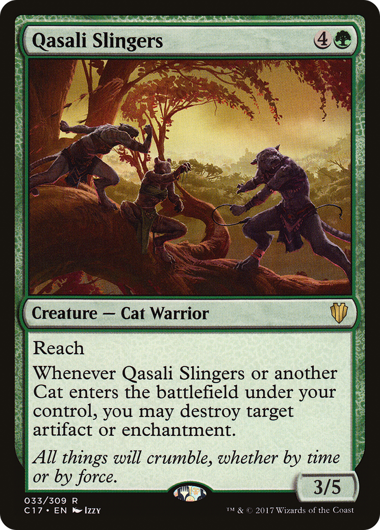 Qasali Slingers (C17-033) - Commander 2017 - Premium MTG Single from Wizards of the Coast - Just $2.07! Shop now at Game Crave Tournament Store