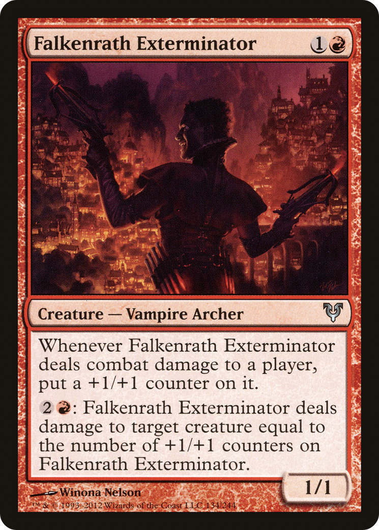 Falkenrath Exterminator (AVR-134) - Avacyn Restored - Premium MTG Single from Wizards of the Coast - Just $0.08! Shop now at Game Crave Tournament Store