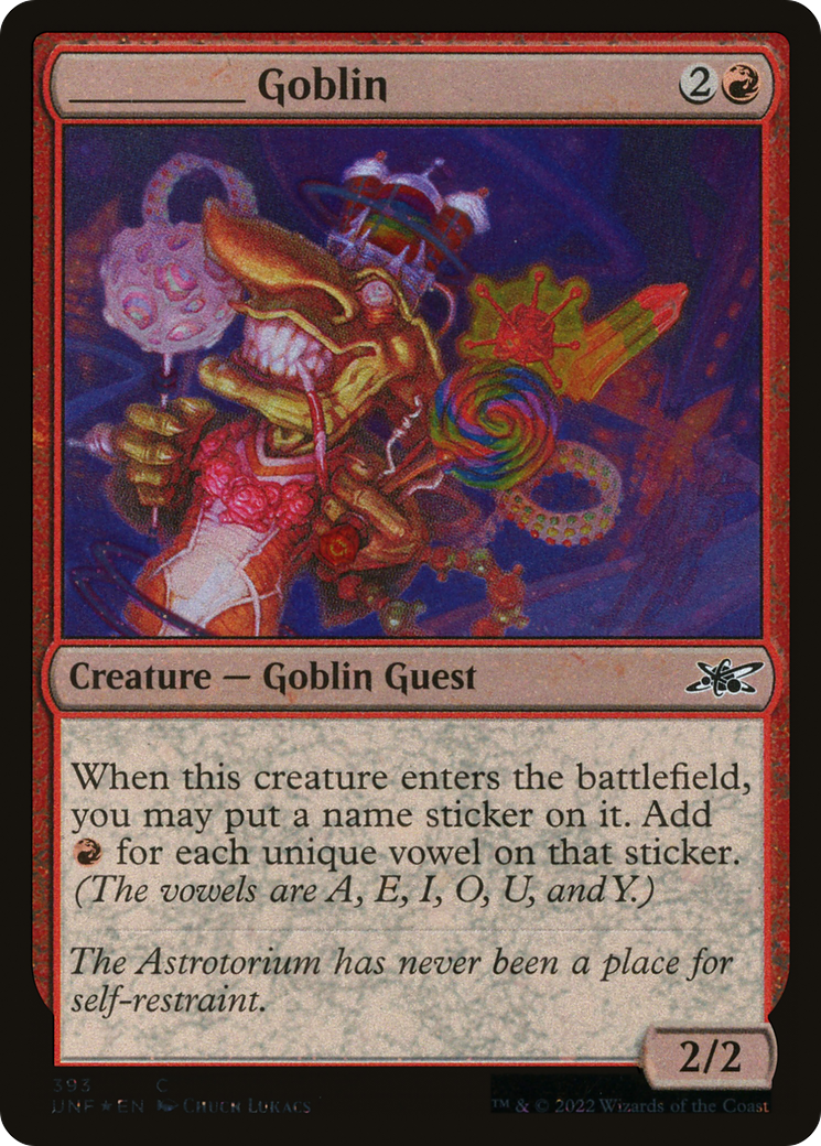 _____ Goblin (UNF-393) - Unfinity Foil - Premium MTG Single from Wizards of the Coast - Just $3.63! Shop now at Game Crave Tournament Store