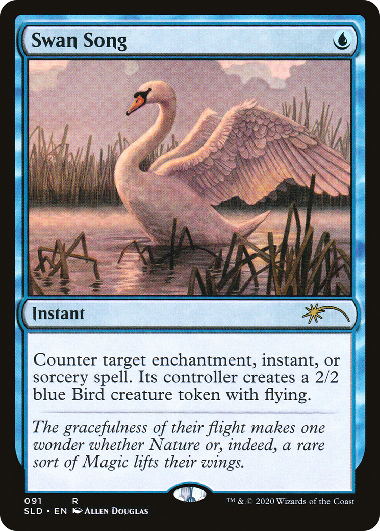 Swan Song (SLD-091) - Secret Lair Drop - Premium MTG Single from Wizards of the Coast - Just $3.85! Shop now at Game Crave Tournament Store