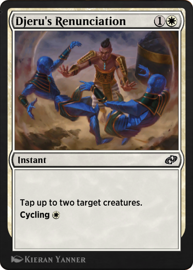 Djeru's Renunciation (J21-069) - Jumpstart: Historic Horizons - Premium MTG Single from Wizards of the Coast - Just $0! Shop now at Game Crave Tournament Store