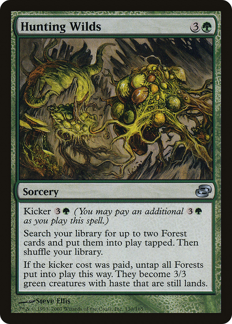 Hunting Wilds (PLC-130) - Planar Chaos - Premium MTG Single from Wizards of the Coast - Just $0.12! Shop now at Game Crave Tournament Store