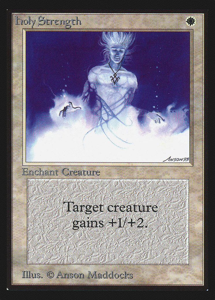 Holy Strength (CEI-025) - Intl. Collectors' Edition - Premium MTG Single from Wizards of the Coast - Just $0.75! Shop now at Game Crave Tournament Store