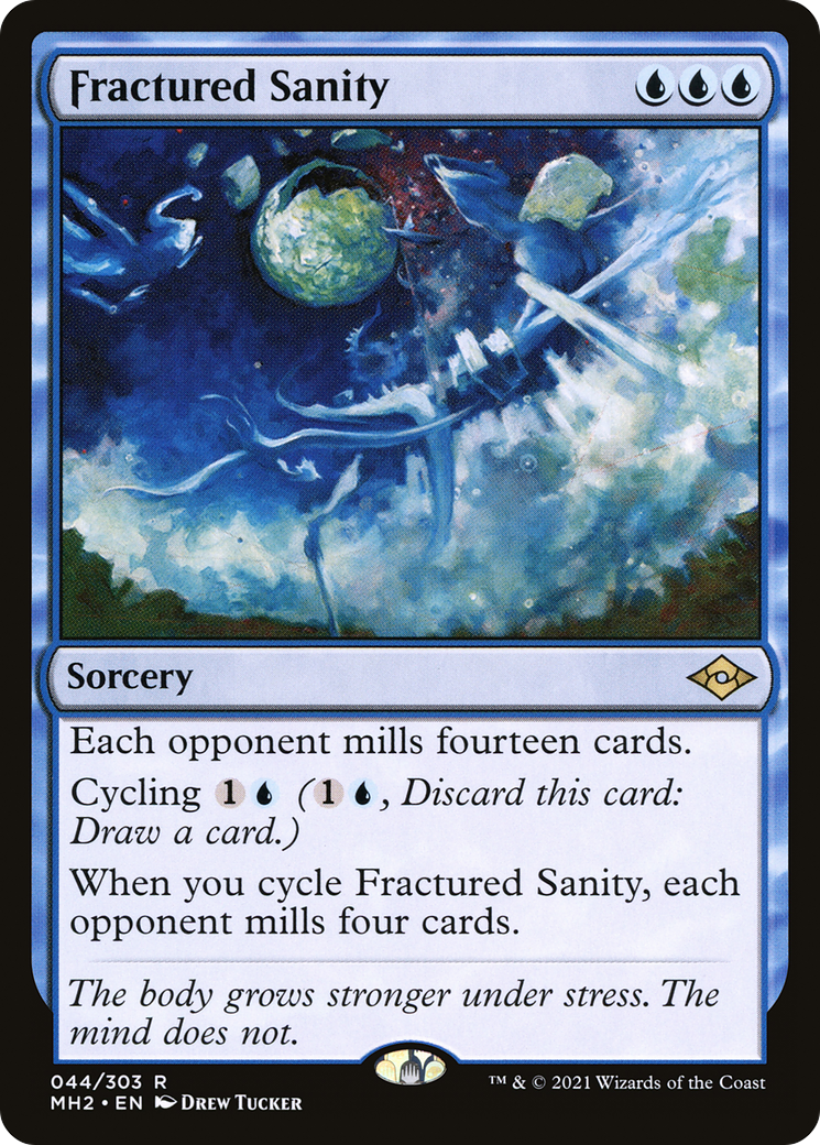 Fractured Sanity (MH2-044) - Modern Horizons 2 - Premium MTG Single from Wizards of the Coast - Just $1.54! Shop now at Game Crave Tournament Store