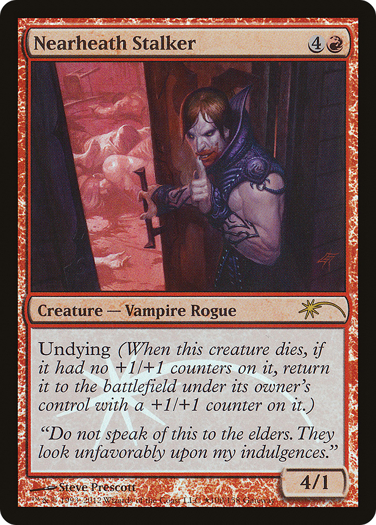 Nearheath Stalker (PWP12-082) - Wizards Play Network 2012 - Premium MTG Single from Wizards of the Coast - Just $0.25! Shop now at Game Crave Tournament Store
