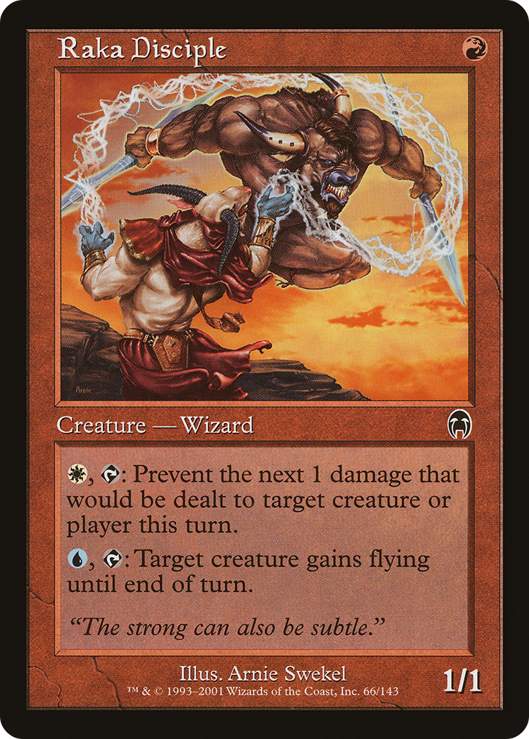 Raka Disciple (APC-066) - Apocalypse - Premium MTG Single from Wizards of the Coast - Just $0.08! Shop now at Game Crave Tournament Store