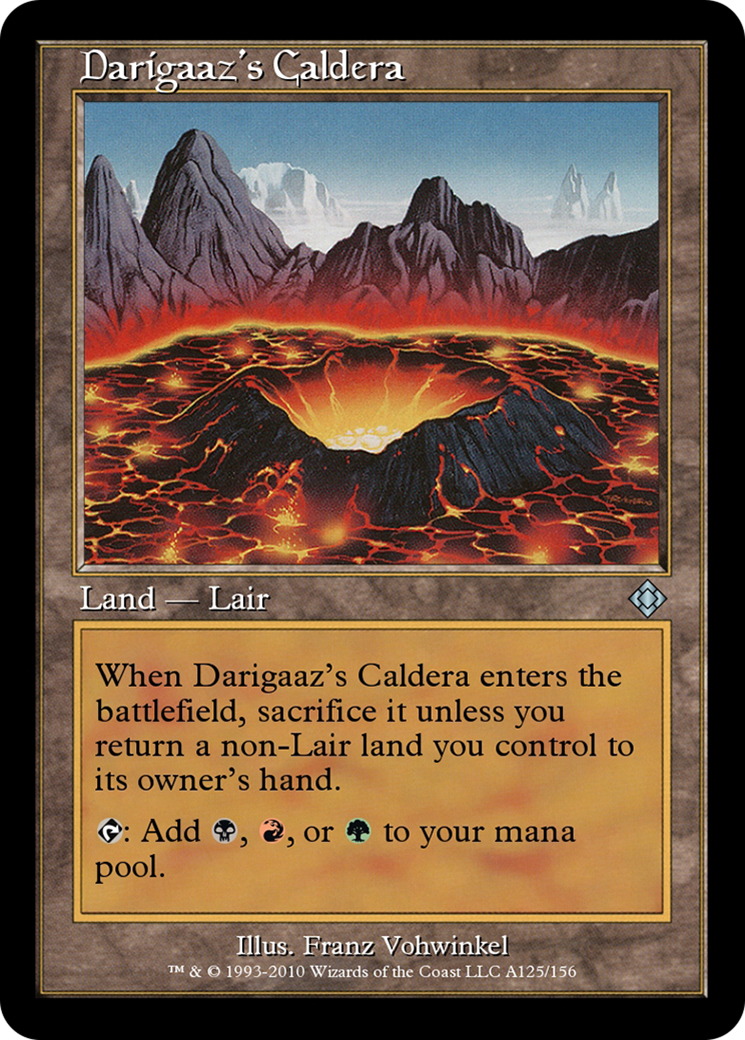Darigaaz's Caldera (TD0-A125) - Magic Online Theme Decks - Premium MTG Single from Wizards of the Coast - Just $0! Shop now at Game Crave Tournament Store