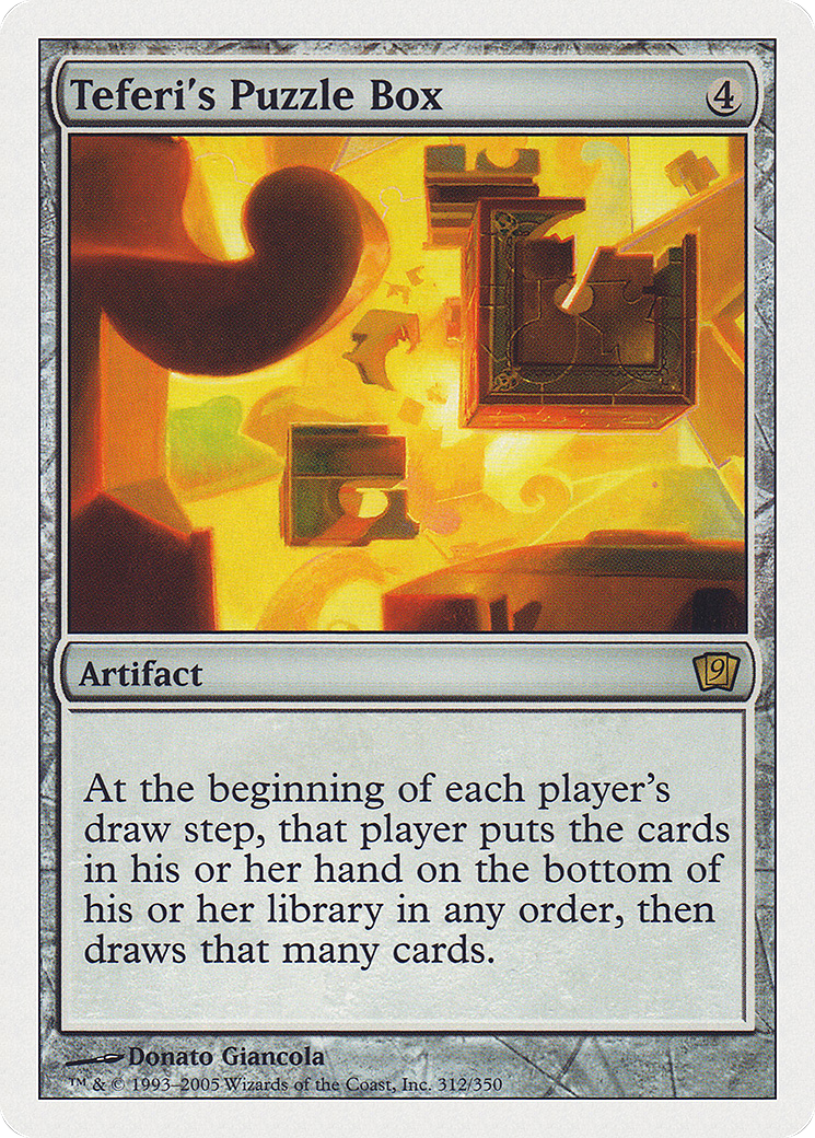 Teferi's Puzzle Box (9ED-312) - Ninth Edition - Premium MTG Single from Wizards of the Coast - Just $2.09! Shop now at Game Crave Tournament Store