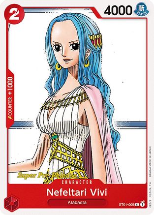 Nefeltari Vivi (ST01-009) - Super Pre-Release Starter Deck 1: Straw Hat Crew - Premium One Piece Single from Bandai - Just $0.14! Shop now at Game Crave Tournament Store
