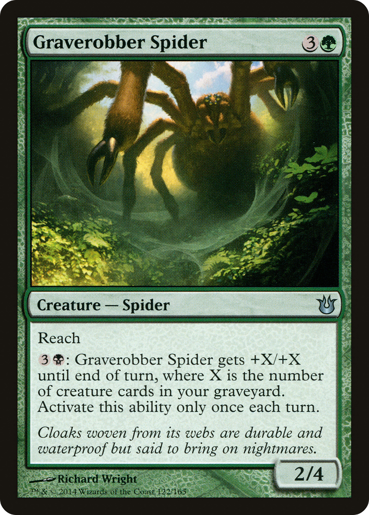 Graverobber Spider (BNG-122) - Born of the Gods - Premium MTG Single from Wizards of the Coast - Just $0.25! Shop now at Game Crave Tournament Store
