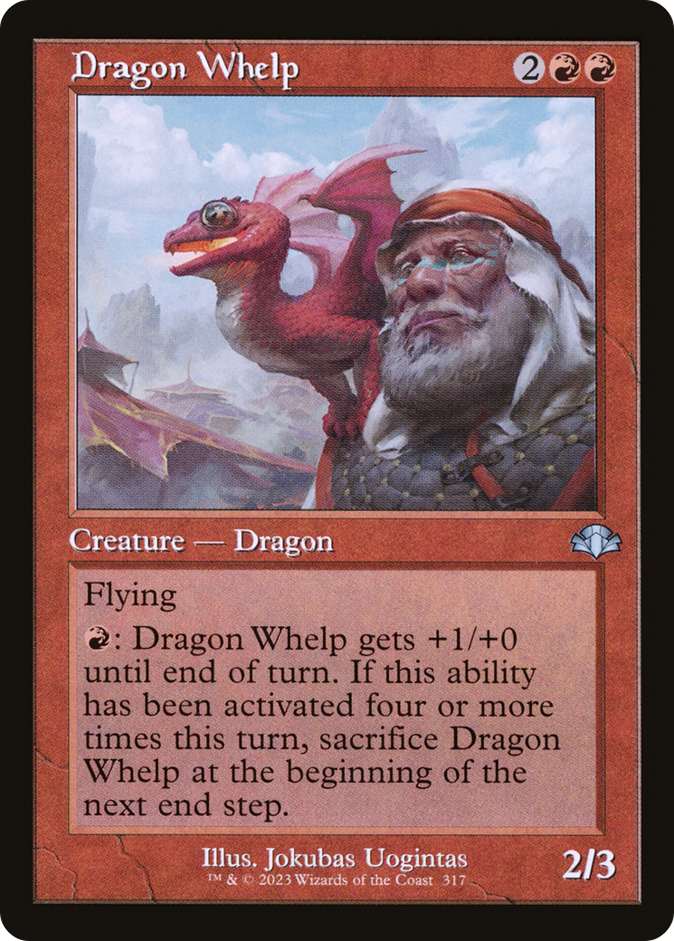 Dragon Whelp (DMR-317) - Dominaria Remastered Foil - Premium MTG Single from Wizards of the Coast - Just $0.25! Shop now at Game Crave Tournament Store