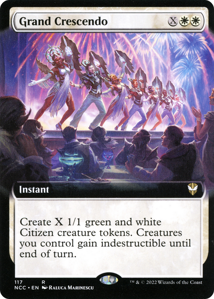 Grand Crescendo (NCC-117) - New Capenna Commander: (Extended Art) - Premium MTG Single from Wizards of the Coast - Just $12.24! Shop now at Game Crave Tournament Store