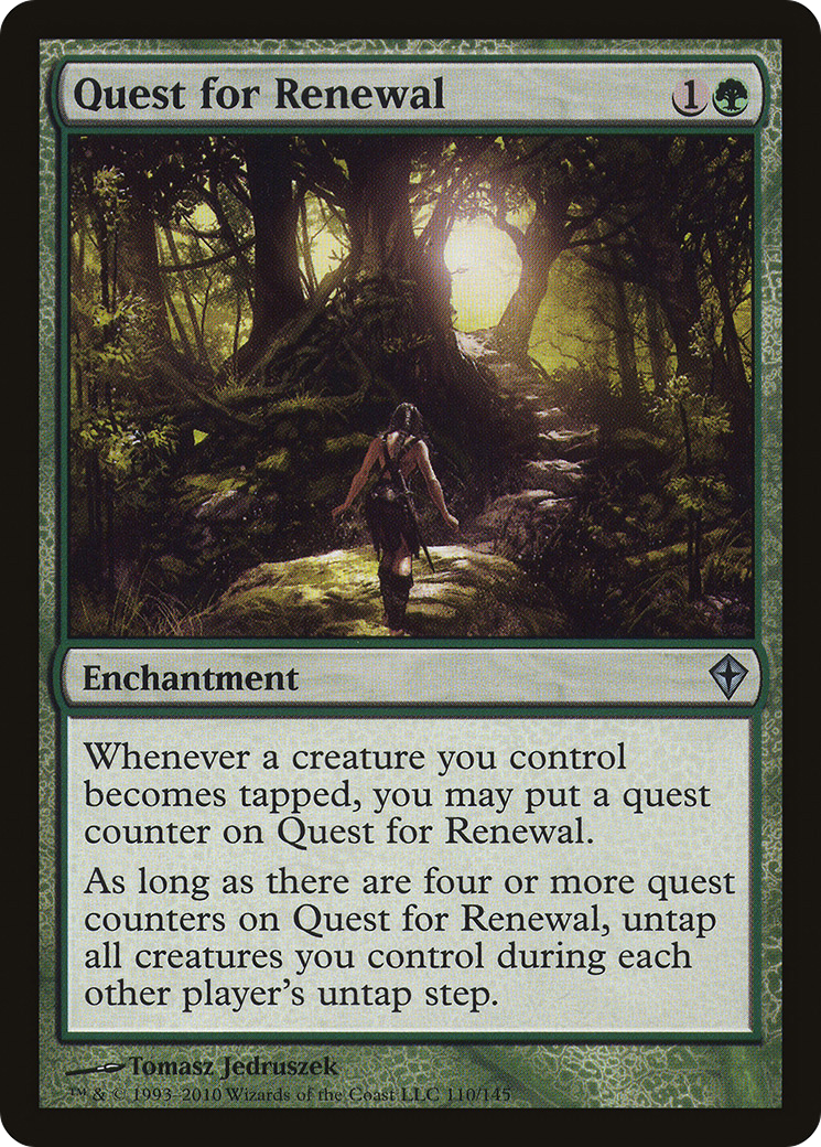 Quest for Renewal (WWK-110) - Worldwake Foil - Premium MTG Single from Wizards of the Coast - Just $5.81! Shop now at Game Crave Tournament Store