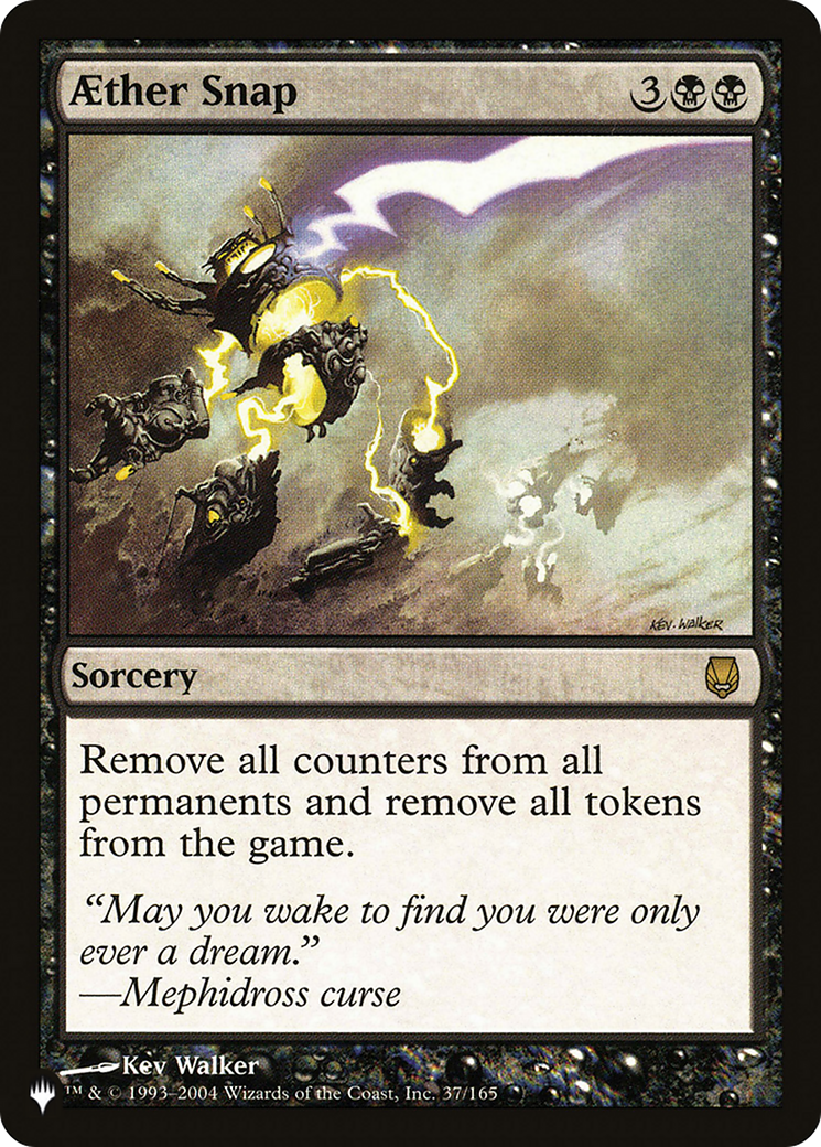 Aether Snap (PLIST-1036) - The List - Premium MTG Single from Wizards of the Coast - Just $0.94! Shop now at Game Crave Tournament Store