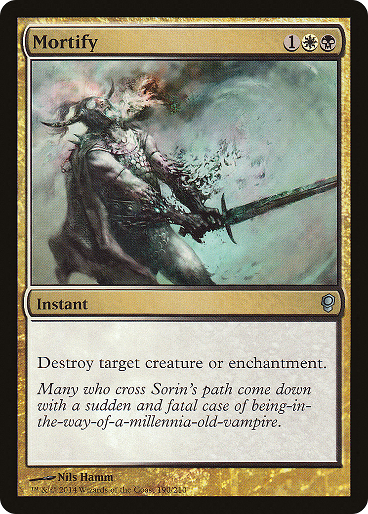 Mortify (CNS-190) - Conspiracy Foil - Premium MTG Single from Wizards of the Coast - Just $0.59! Shop now at Game Crave Tournament Store