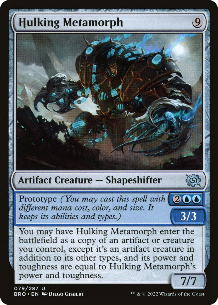 Hulking Metamorph (BRO-079) - The Brothers' War - Premium MTG Single from Wizards of the Coast - Just $0.08! Shop now at Game Crave Tournament Store