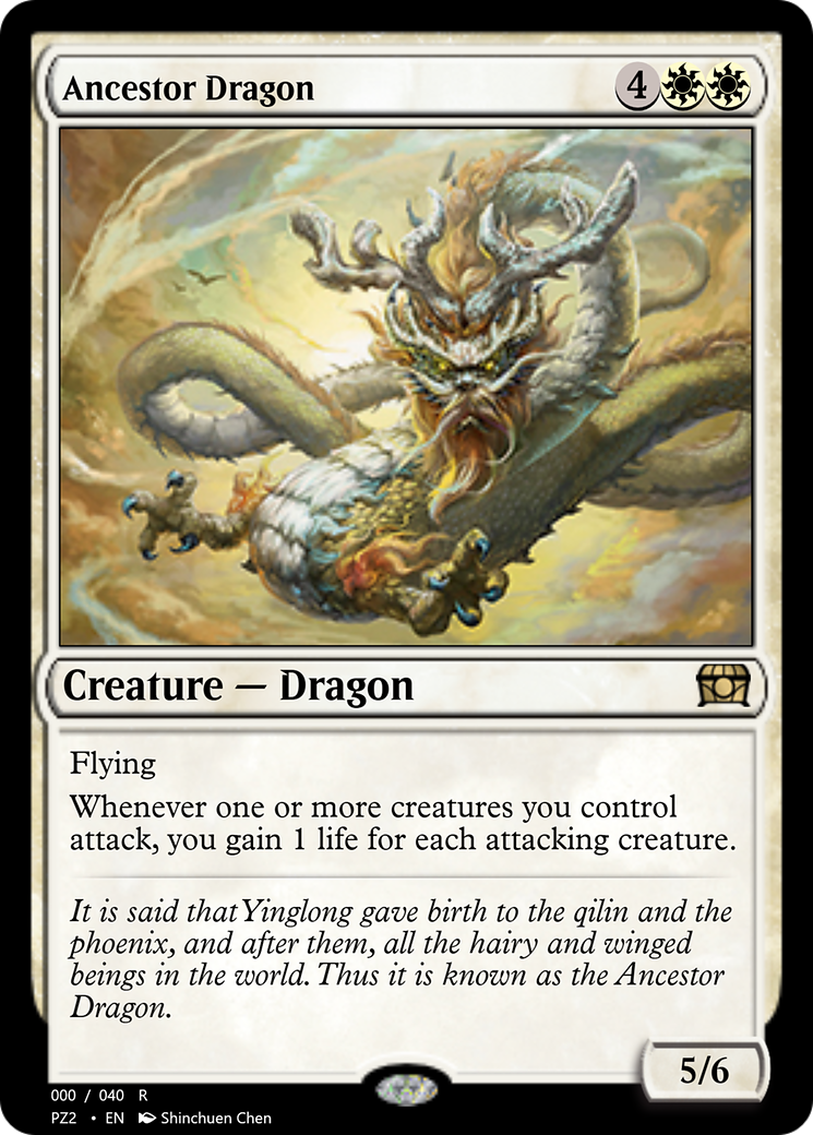 Ancestor Dragon (PZ2-70829) - Treasure Chest - Premium MTG Single from Wizards of the Coast - Just $0! Shop now at Game Crave Tournament Store