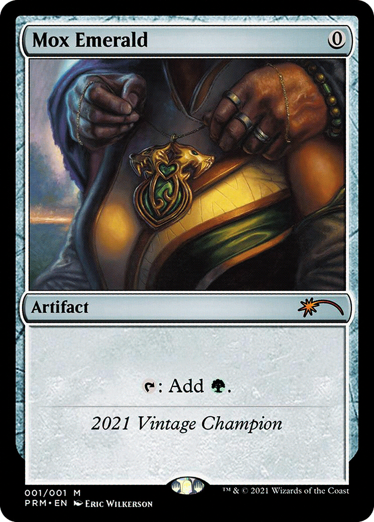 Mox Emerald (OVNT-2021A) - Vintage Championship - Premium MTG Single from Wizards of the Coast - Just $0! Shop now at Game Crave Tournament Store