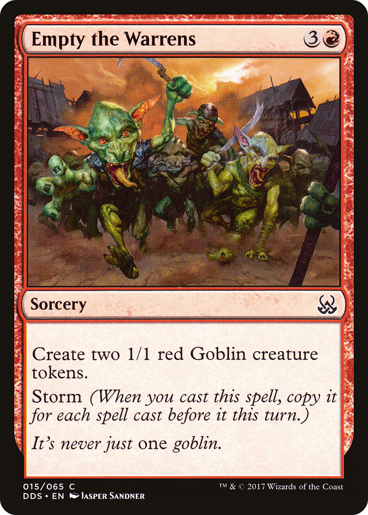 Empty the Warrens (DDS-015) - Duel Decks: Mind vs. Might - Premium MTG Single from Wizards of the Coast - Just $0.08! Shop now at Game Crave Tournament Store