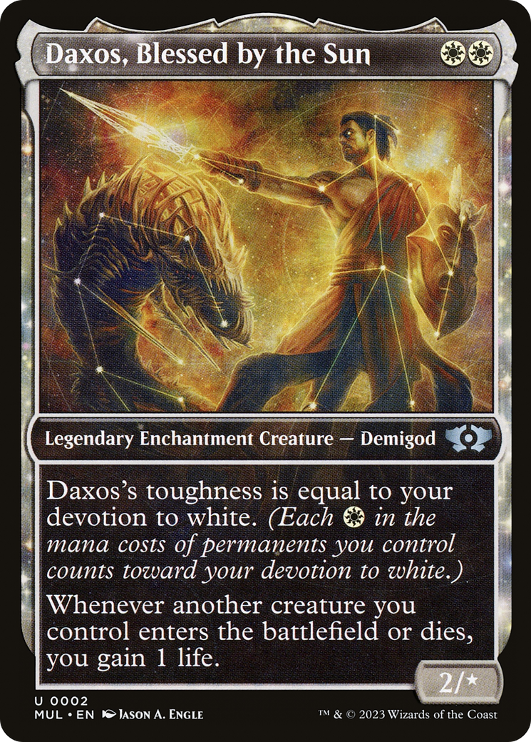 Game Crave Tournament Store - Daxos, Blessed by the Sun (MUL-002)