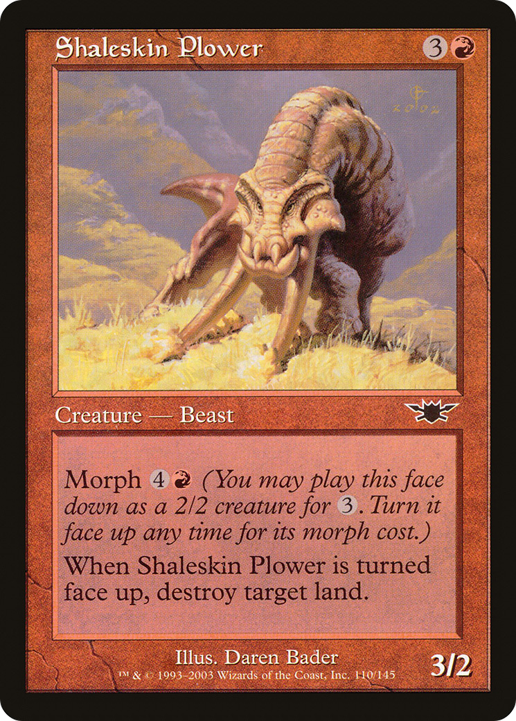 Shaleskin Plower (LGN-110) - Legions - Premium MTG Single from Wizards of the Coast - Just $0.25! Shop now at Game Crave Tournament Store