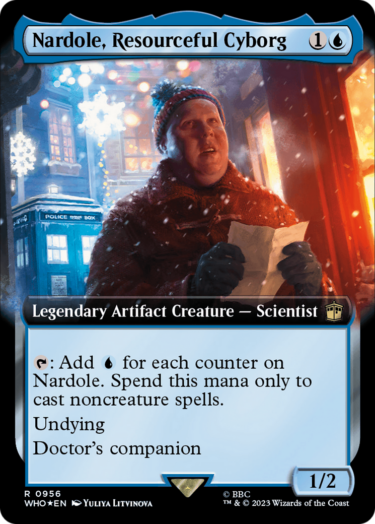Nardole, Resourceful Cyborg (WHO-956) - Doctor Who: (Extended Art) Foil - Premium MTG Single from Wizards of the Coast - Just $0.19! Shop now at Game Crave Tournament Store
